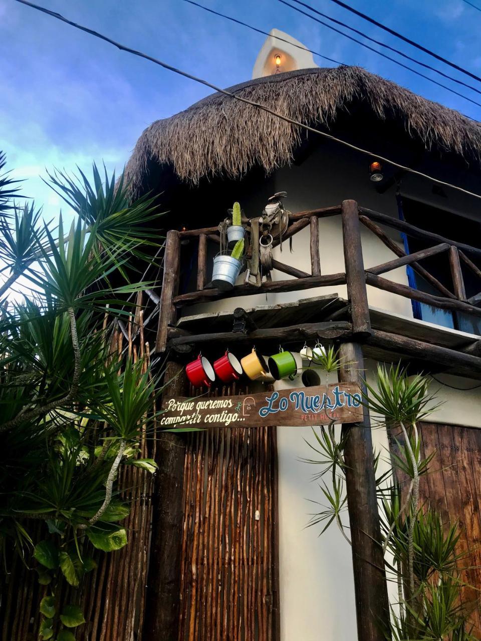 Lo Nuestro Petit Hotel Tulum Ngoại thất bức ảnh